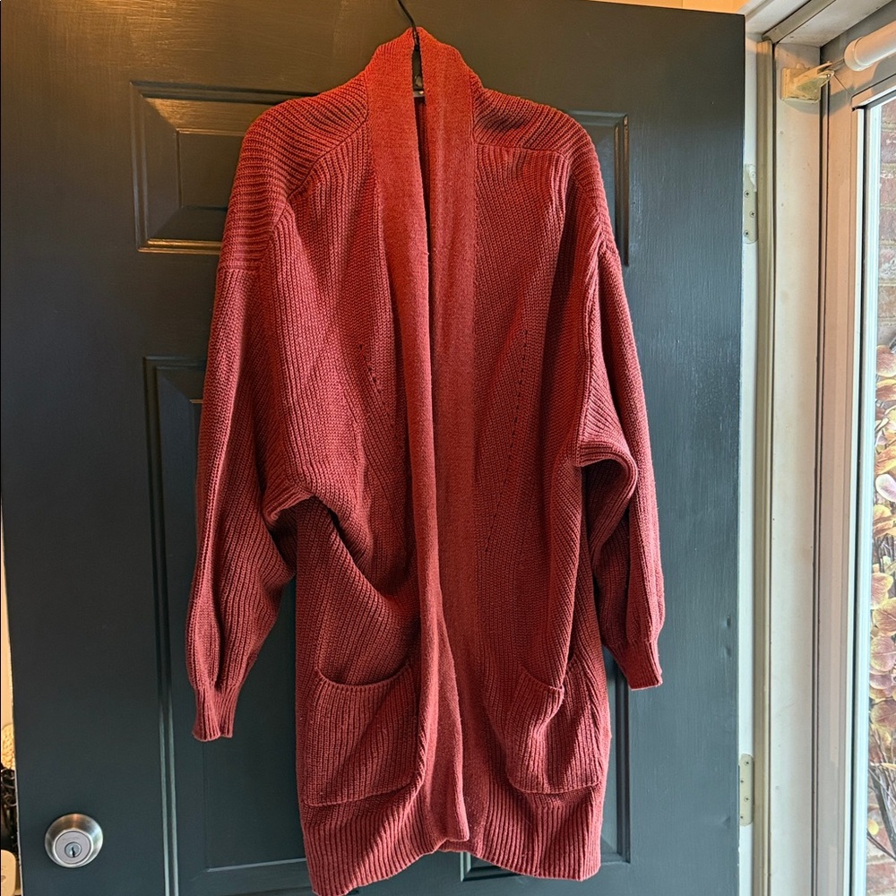 Universal Thread Women's Red Cardigan